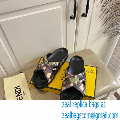 Fendi Camou Men's Slides Sandals 06 2021