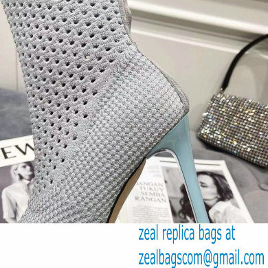 Fendi Elasticated Lace Promenade Ankle Boots Light Gray 2021 - Click Image to Close