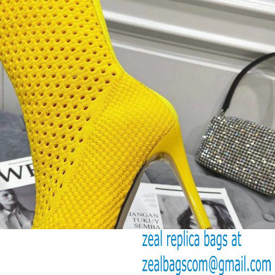 Fendi Elasticated Lace Promenade Ankle Boots Yellow 2021