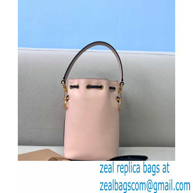 Fendi Heat-stamped FENDI ROMA Mon Tresor Mini Bucket Bag Pink 2021 - Click Image to Close