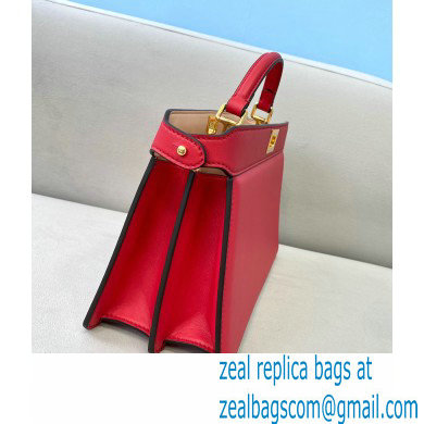 Fendi Iconic Peekaboo ISEEU East-West Bag Red 2021 - Click Image to Close