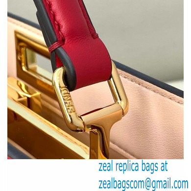 Fendi Iconic Peekaboo ISEEU East-West Bag Red 2021 - Click Image to Close