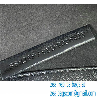 Fendi Leather FF Tote Medium Bag Black 2021 - Click Image to Close