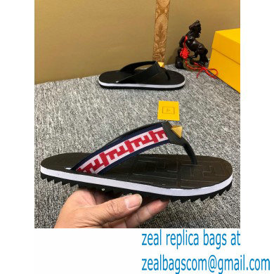 Fendi Rubber Men's Slides Thong Sandals 02 2021 - Click Image to Close