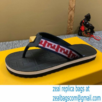 Fendi Rubber Men's Slides Thong Sandals 02 2021 - Click Image to Close