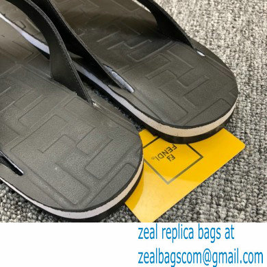 Fendi Rubber Men's Slides Thong Sandals 04 2021