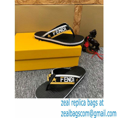 Fendi Rubber Men's Slides Thong Sandals 05 2021