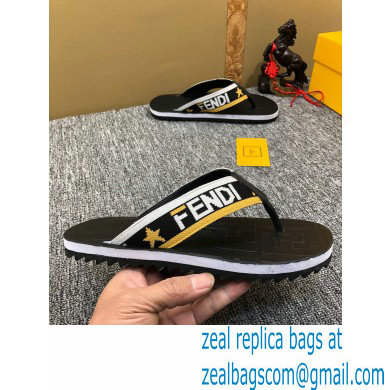 Fendi Rubber Men's Slides Thong Sandals 05 2021