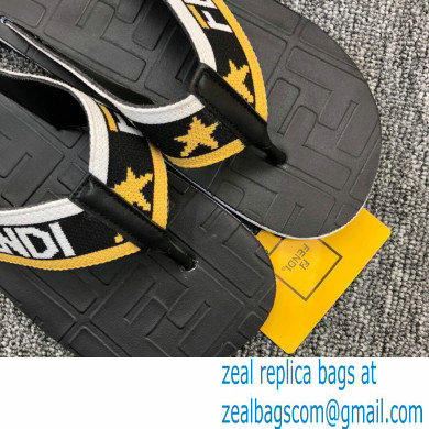 Fendi Rubber Men's Slides Thong Sandals 05 2021