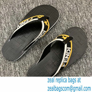 Fendi Rubber Men's Slides Thong Sandals 05 2021