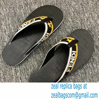 Fendi Rubber Men's Slides Thong Sandals 05 2021 - Click Image to Close