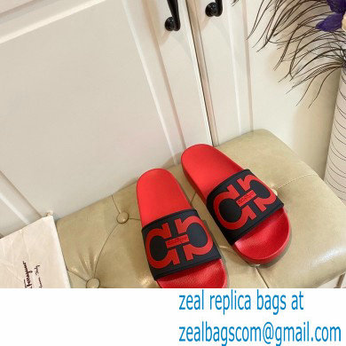 Ferragamo PVC Gancini Slides 02 2021 - Click Image to Close