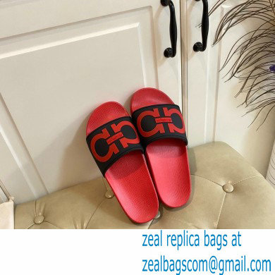 Ferragamo PVC Gancini Slides 02 2021 - Click Image to Close