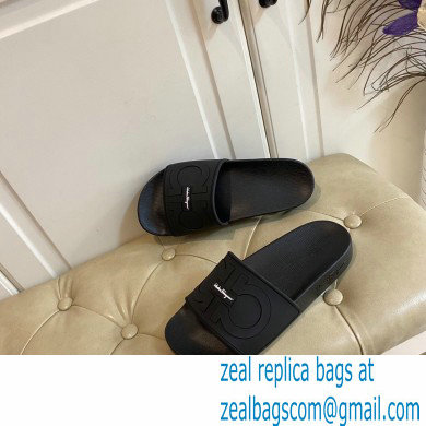 Ferragamo PVC Gancini Slides 06 2021 - Click Image to Close