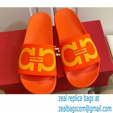 Ferragamo PVC Gancini Slides 08 2021 - Click Image to Close