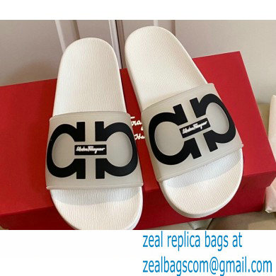 Ferragamo PVC Gancini Slides 11 2021 - Click Image to Close