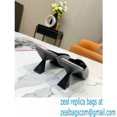 Givenchy Asymmetrical Heel 6.5cm Mules Black/White 2021