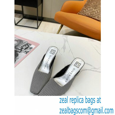 Givenchy Asymmetrical Heel 6.5cm Mules Black/White 2021