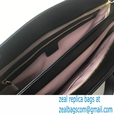 Gucci Arli Large Top Handle Bag 550130 Black - Click Image to Close