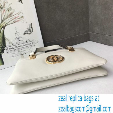 Gucci Arli Large Top Handle Bag 550130 White