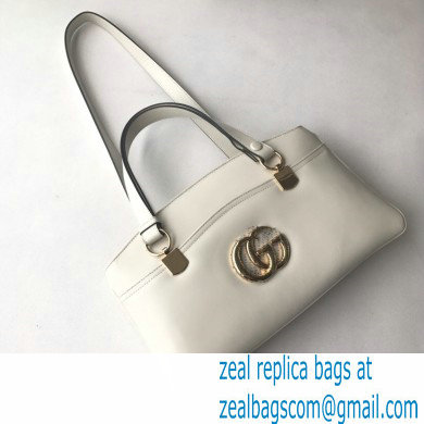 Gucci Arli Large Top Handle Bag 550130 White