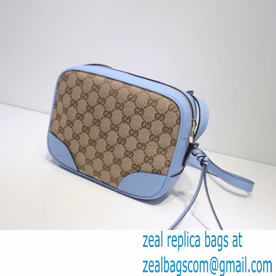 Gucci Bree Original GG Canvas Mini Messenger Bag 387360 Blue 2021 - Click Image to Close