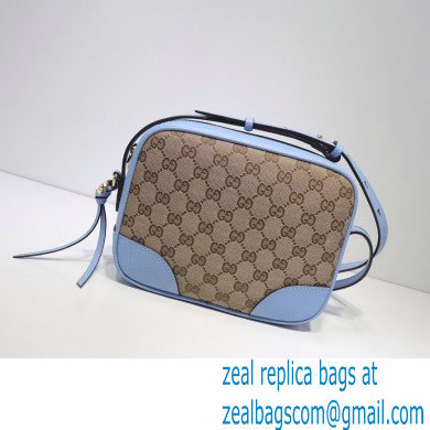 Gucci Bree Original GG Canvas Mini Messenger Bag 387360 Blue 2021