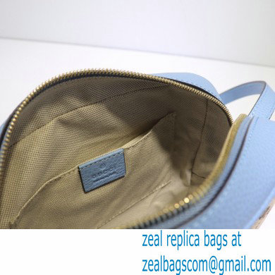 Gucci Bree Original GG Canvas Mini Messenger Bag 387360 Blue 2021 - Click Image to Close