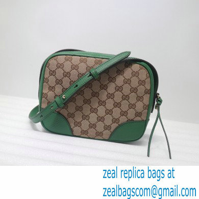 Gucci Bree Original GG Canvas Mini Messenger Bag 387360 Green 2021