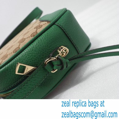 Gucci Bree Original GG Canvas Mini Messenger Bag 387360 Green 2021