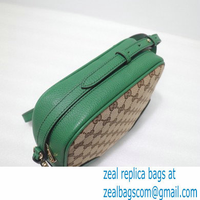 Gucci Bree Original GG Canvas Mini Messenger Bag 387360 Green 2021