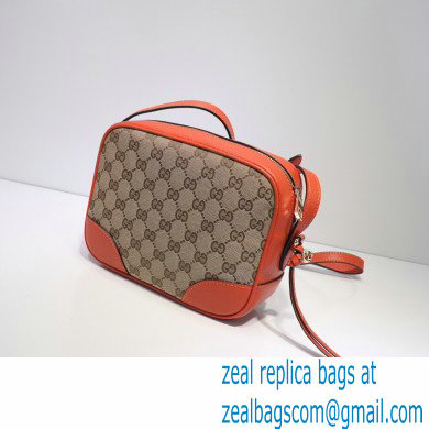 Gucci Bree Original GG Canvas Mini Messenger Bag 387360 Orange 2021 - Click Image to Close