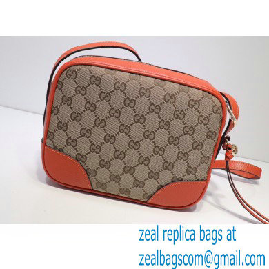 Gucci Bree Original GG Canvas Mini Messenger Bag 387360 Orange 2021