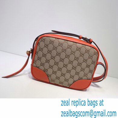 Gucci Bree Original GG Canvas Mini Messenger Bag 387360 Orange 2021 - Click Image to Close