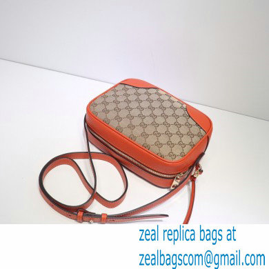 Gucci Bree Original GG Canvas Mini Messenger Bag 387360 Orange 2021