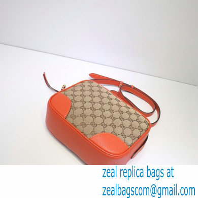 Gucci Bree Original GG Canvas Mini Messenger Bag 387360 Orange 2021