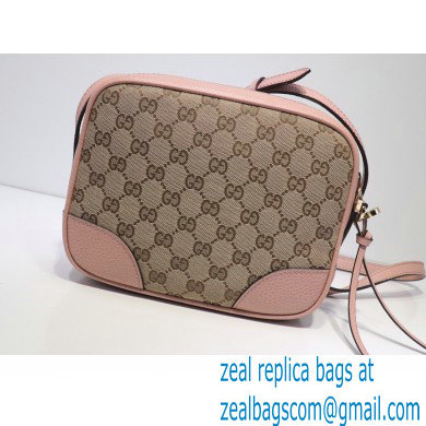 Gucci Bree Original GG Canvas Mini Messenger Bag 387360 Pink 2021