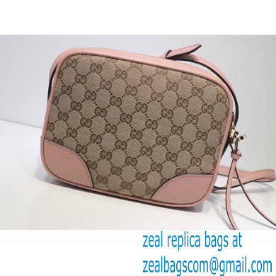 Gucci Bree Original GG Canvas Mini Messenger Bag 387360 Pink 2021 - Click Image to Close