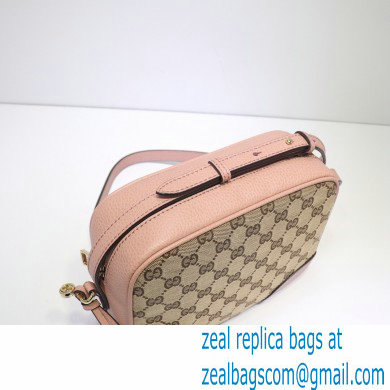 Gucci Bree Original GG Canvas Mini Messenger Bag 387360 Pink 2021 - Click Image to Close