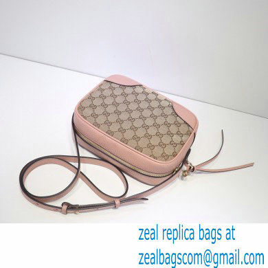 Gucci Bree Original GG Canvas Mini Messenger Bag 387360 Pink 2021 - Click Image to Close