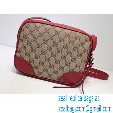 Gucci Bree Original GG Canvas Mini Messenger Bag 387360 Red 2021 - Click Image to Close