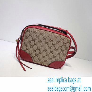 Gucci Bree Original GG Canvas Mini Messenger Bag 387360 Red 2021 - Click Image to Close