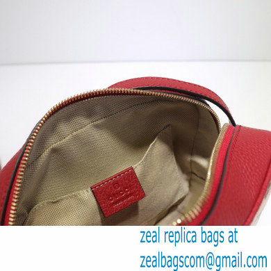 Gucci Bree Original GG Canvas Mini Messenger Bag 387360 Red 2021