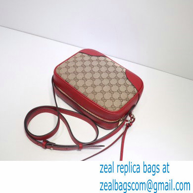 Gucci Bree Original GG Canvas Mini Messenger Bag 387360 Red 2021 - Click Image to Close