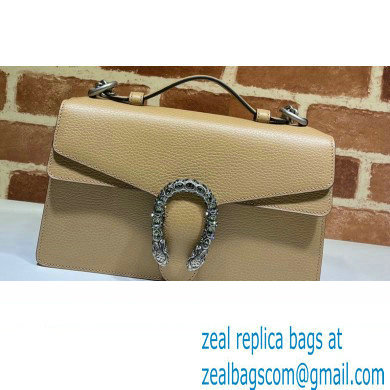 Gucci Dionysus Leather Top Handle Bag 621512 Beige - Click Image to Close