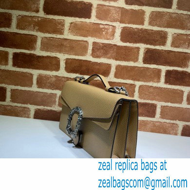 Gucci Dionysus Leather Top Handle Bag 621512 Beige - Click Image to Close