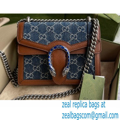 Gucci Dionysus Mini Bag 421970 Washed GG Denim Blue 2021 - Click Image to Close