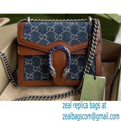 Gucci Dionysus Mini Bag 421970 Washed GG Denim Blue 2021