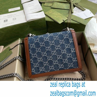 Gucci Dionysus Mini Bag 421970 Washed GG Denim Blue 2021 - Click Image to Close