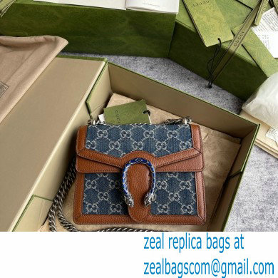 Gucci Dionysus Mini Bag 421970 Washed GG Denim Blue 2021 - Click Image to Close